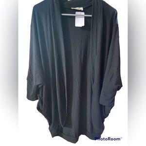 NWT Zenana Black Cocoon Cardigan (size S)